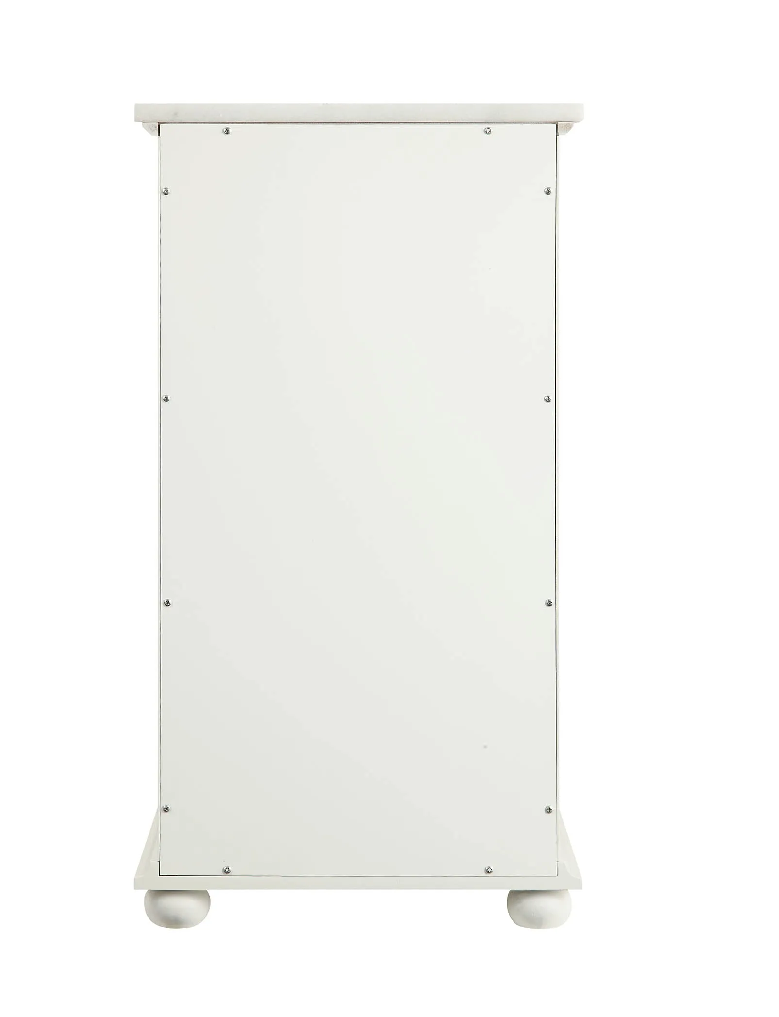 16" X 13" X 30" White Alluring Cabinet