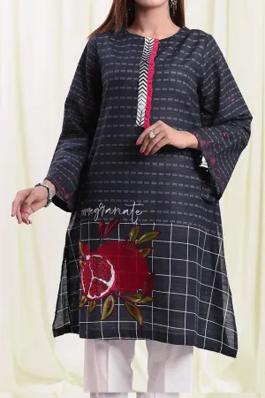 1Pc | Artistic Printed Khaddar Tunic | RTW