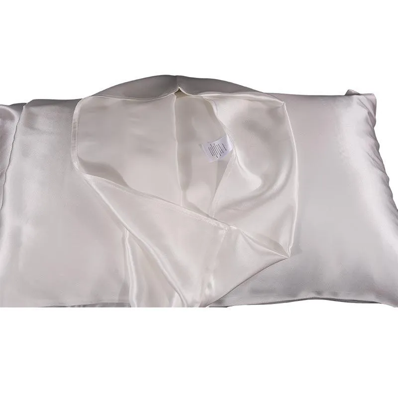 25 Momme silk pillowcase - White - Dropshipping