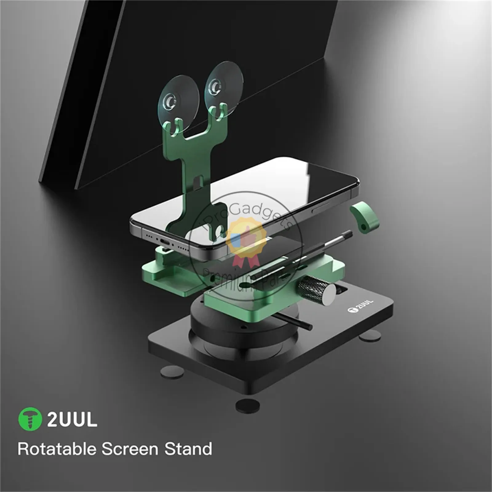 2UUL BH06 Multi-function Rotatable Screen Fixture Stand Universal Back Cover Opening Repair Clamping Tool Side Hanging Clamp