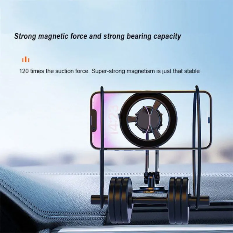 360 Rotate Foldable Metal Magnetic Car Phone Holder