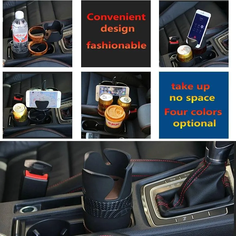 4 In 1 Rotatable Car Cup Holder