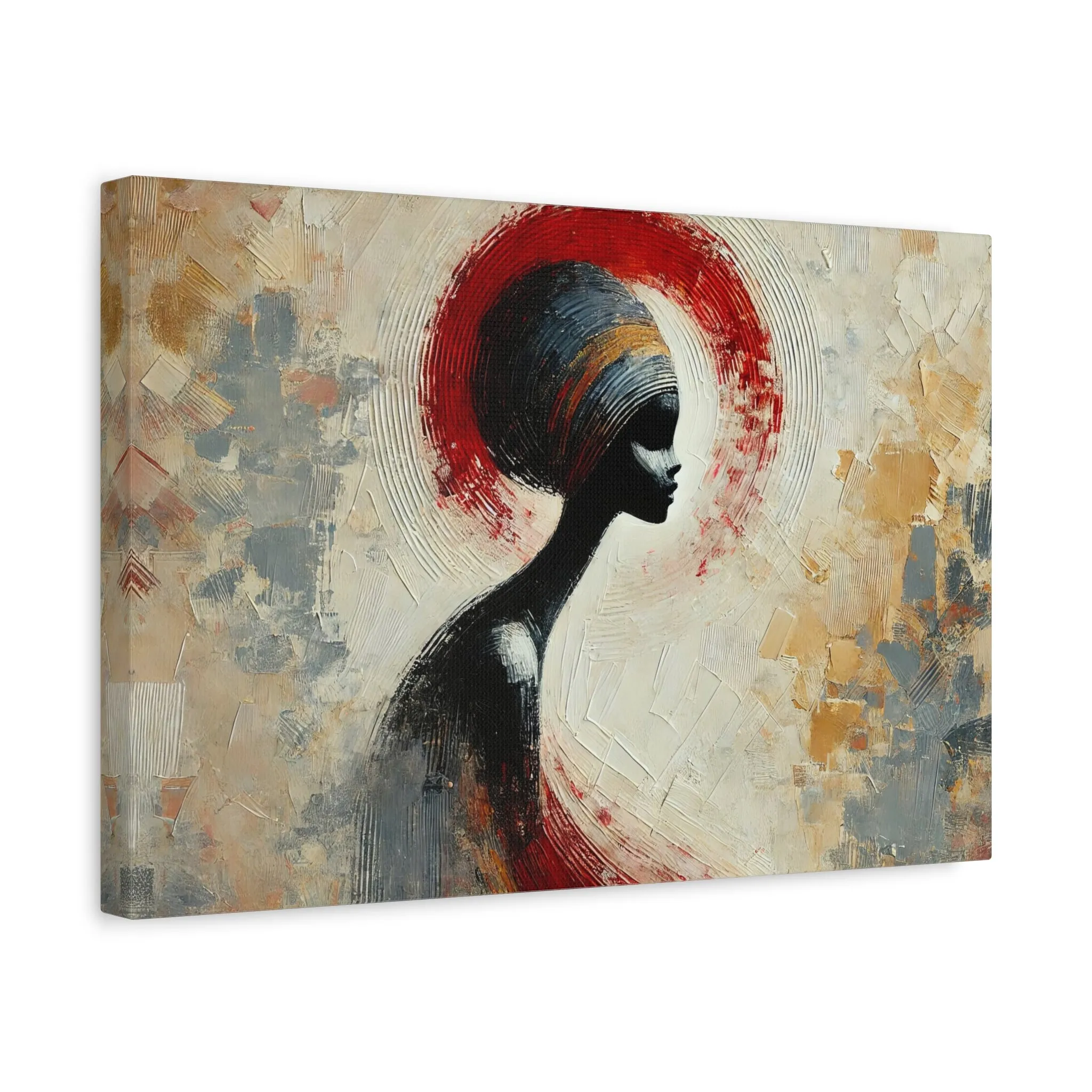 Abstract Halo Canvas Print