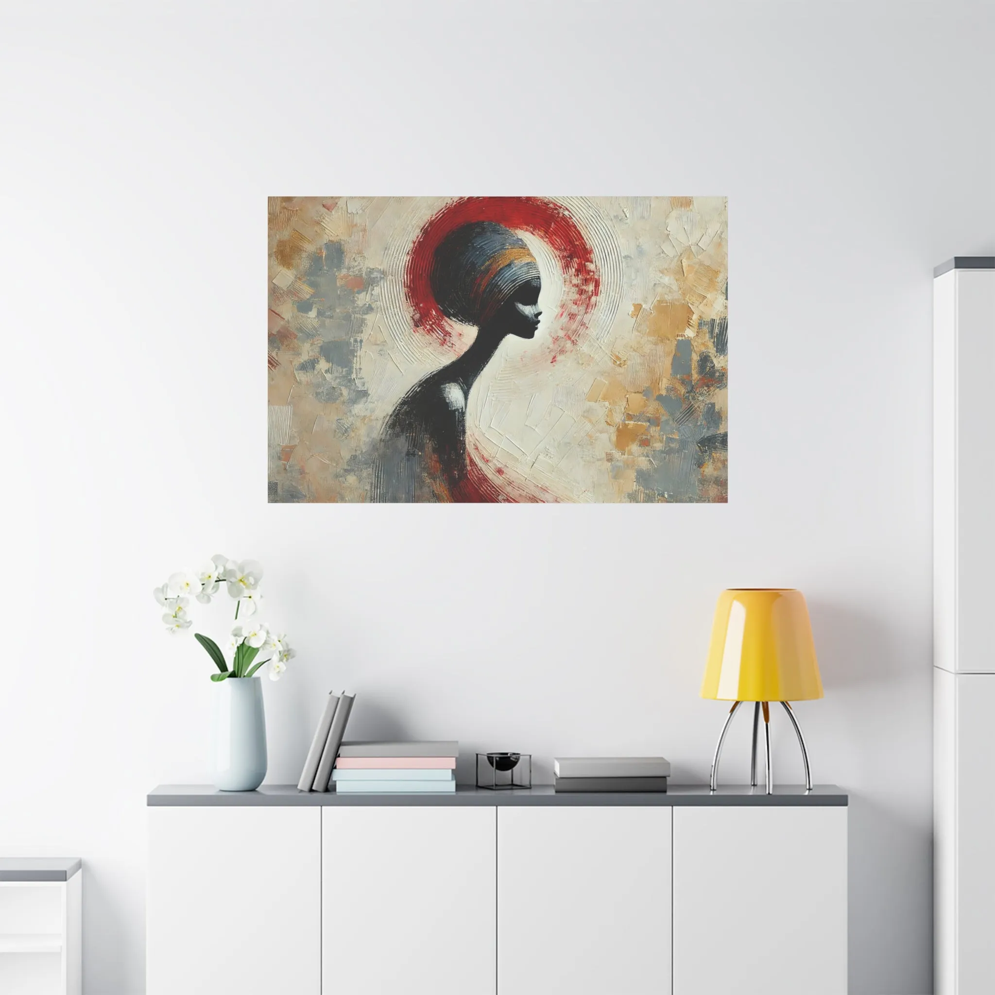 Abstract Halo Canvas Print