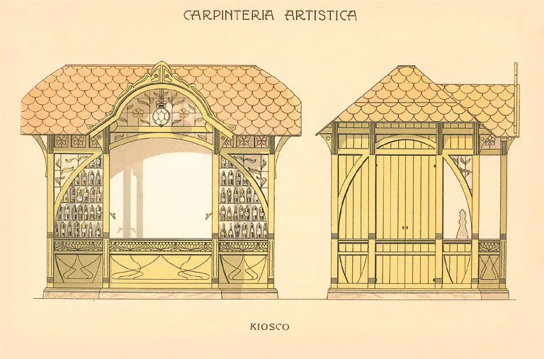 AD-482 Artistic Carpentry - Vintage Image