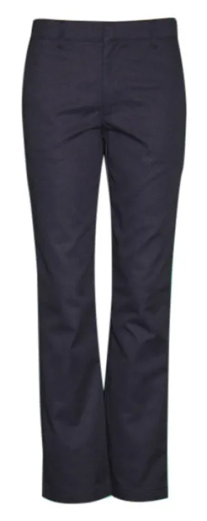 Adjustable-Waist Girls Navy Stretch Pants