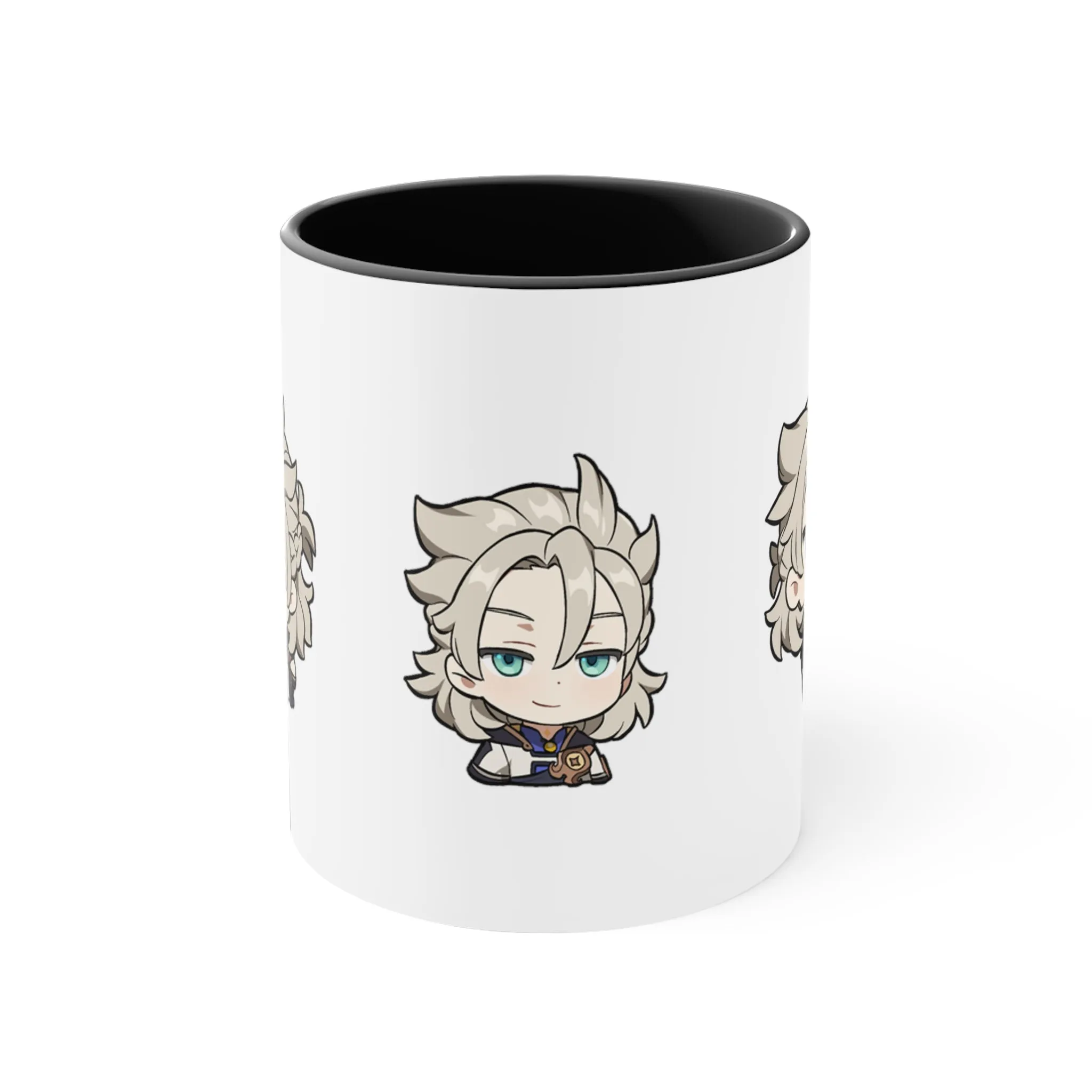 Albedo Genshin Impact Accent Coffee Mug, 11oz Cups Mugs Cup Gift For Gamer Gifts Game Anime Fanart Fan Birthday Valentine's Christmas