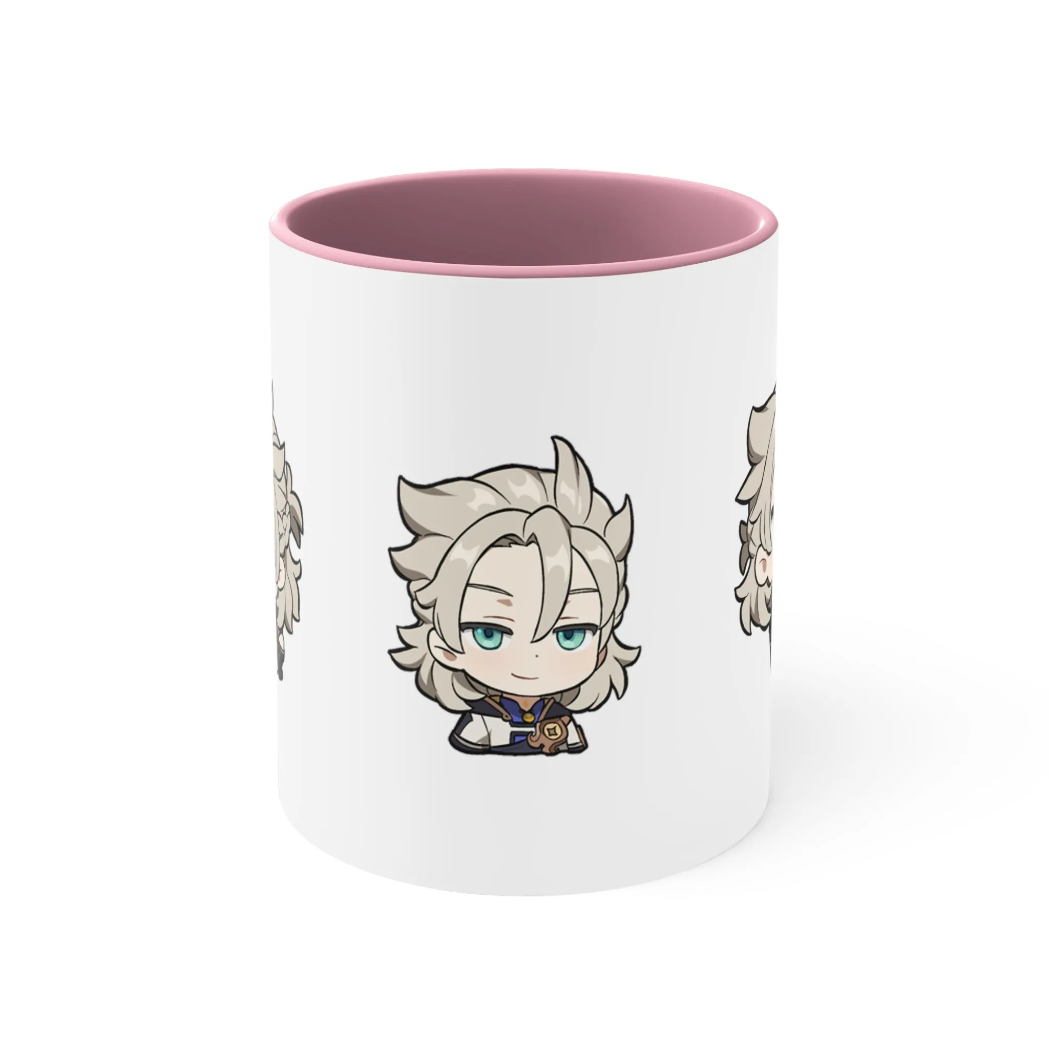 Albedo Genshin Impact Accent Coffee Mug, 11oz Cups Mugs Cup Gift For Gamer Gifts Game Anime Fanart Fan Birthday Valentine's Christmas