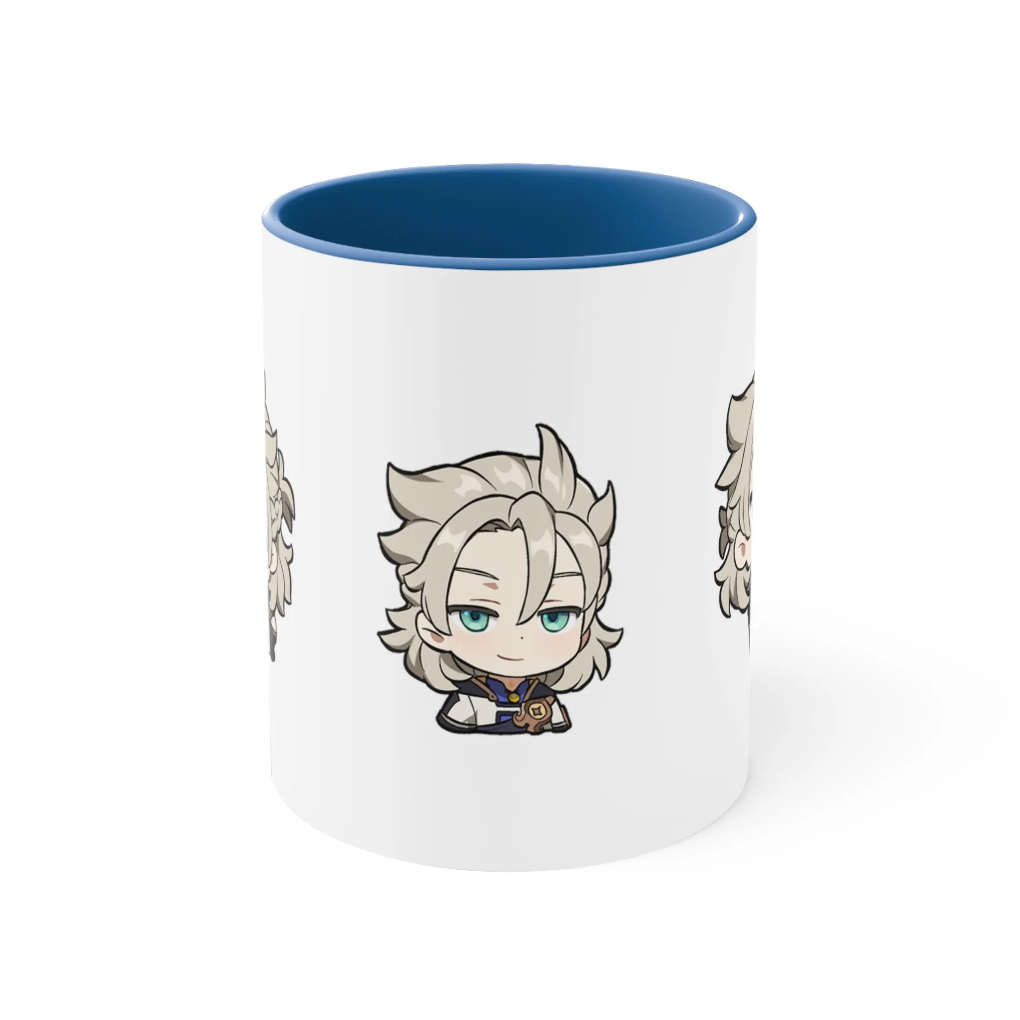 Albedo Genshin Impact Accent Coffee Mug, 11oz Cups Mugs Cup Gift For Gamer Gifts Game Anime Fanart Fan Birthday Valentine's Christmas