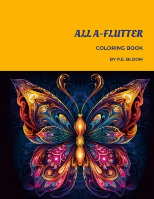 ALL A-FLUTTER COLORING BOOK