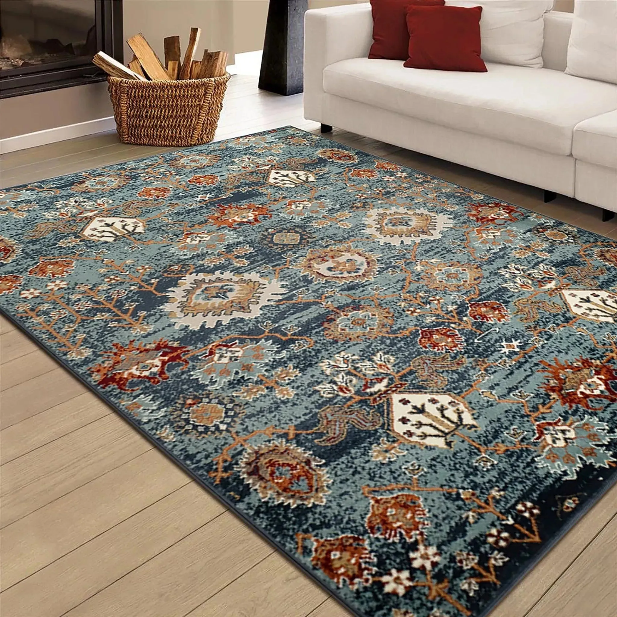 Allure ALU-10 Teal Rug