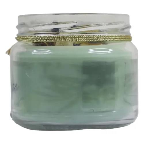 Alluring Artsy Alluring Small Transparent Candle for Home Decor | Long Lasting | for Gifting (Transparent, Single)