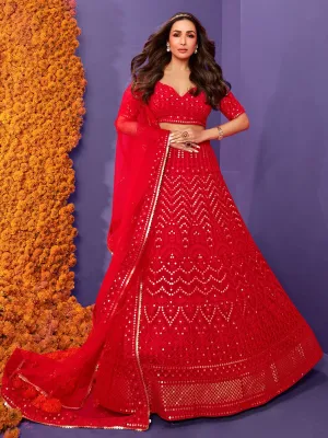 Alluring Bollywood Diva Malaika Arora Featuring Inddus Lehenga Choli