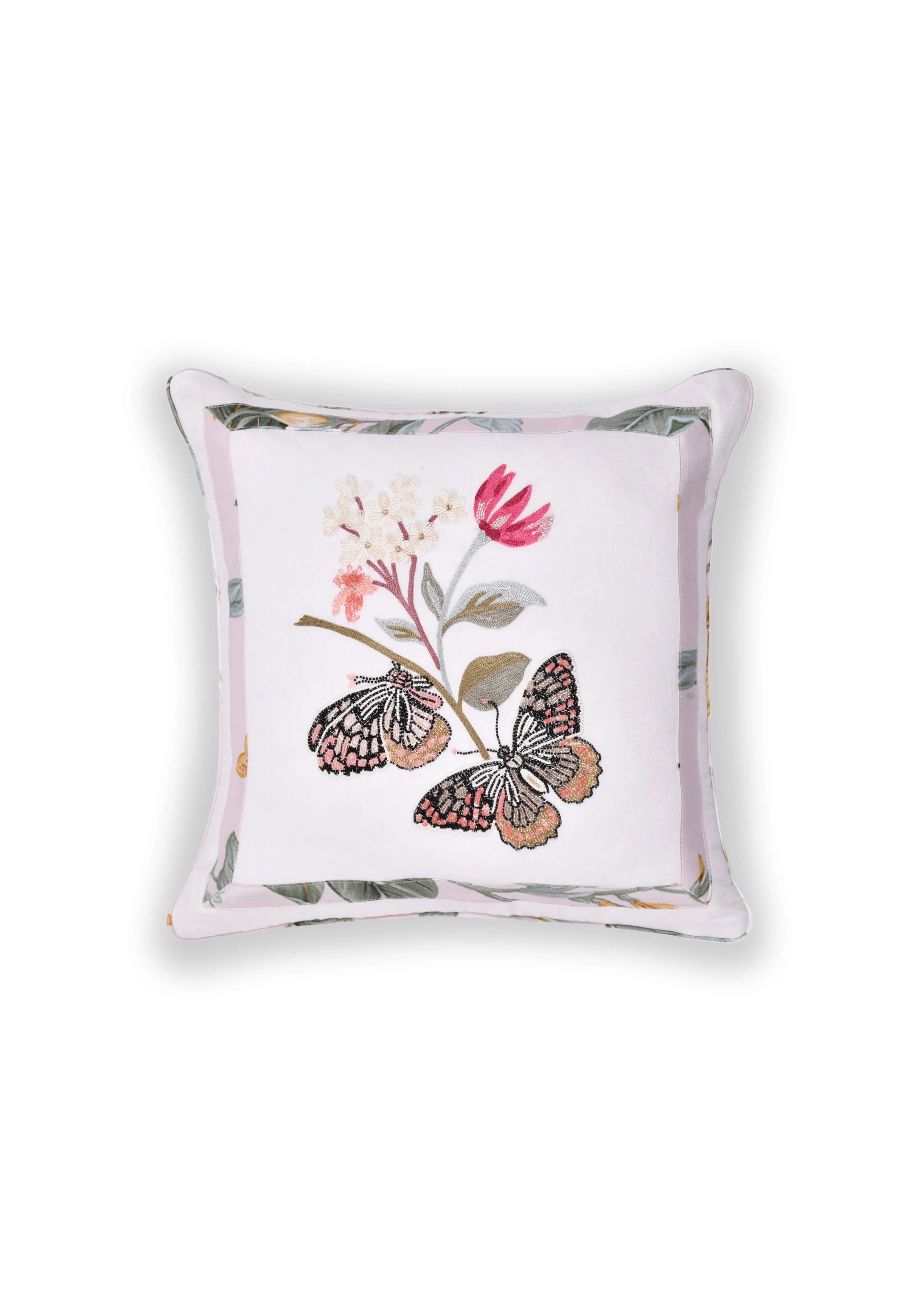 Alluring Butterfly in Cotton Linen