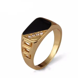 Alluring Rhinestone Men's Ring