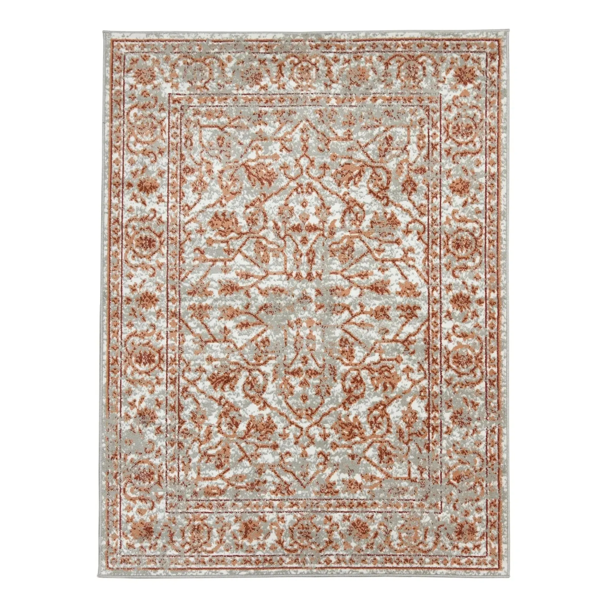 Alpine ALP-9 Orange/Grey Rug