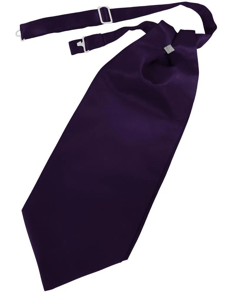 Amethyst Solid Satin Kids Cravat