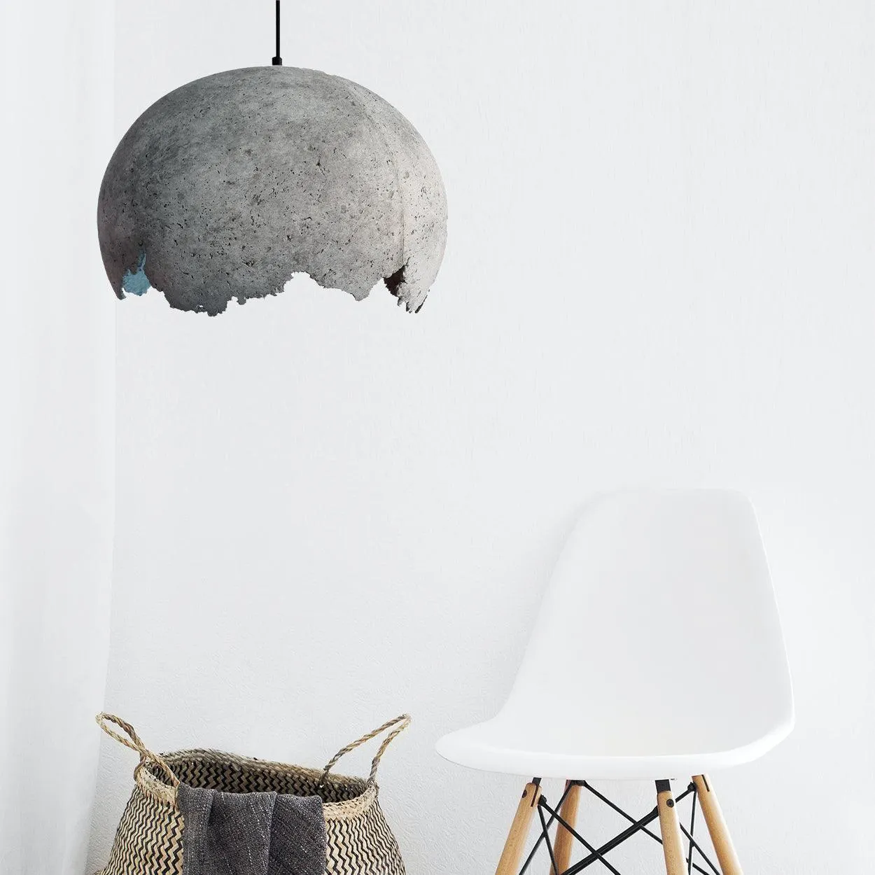 ANKUR CONCRETE BIG DOME HANGING LIGHT