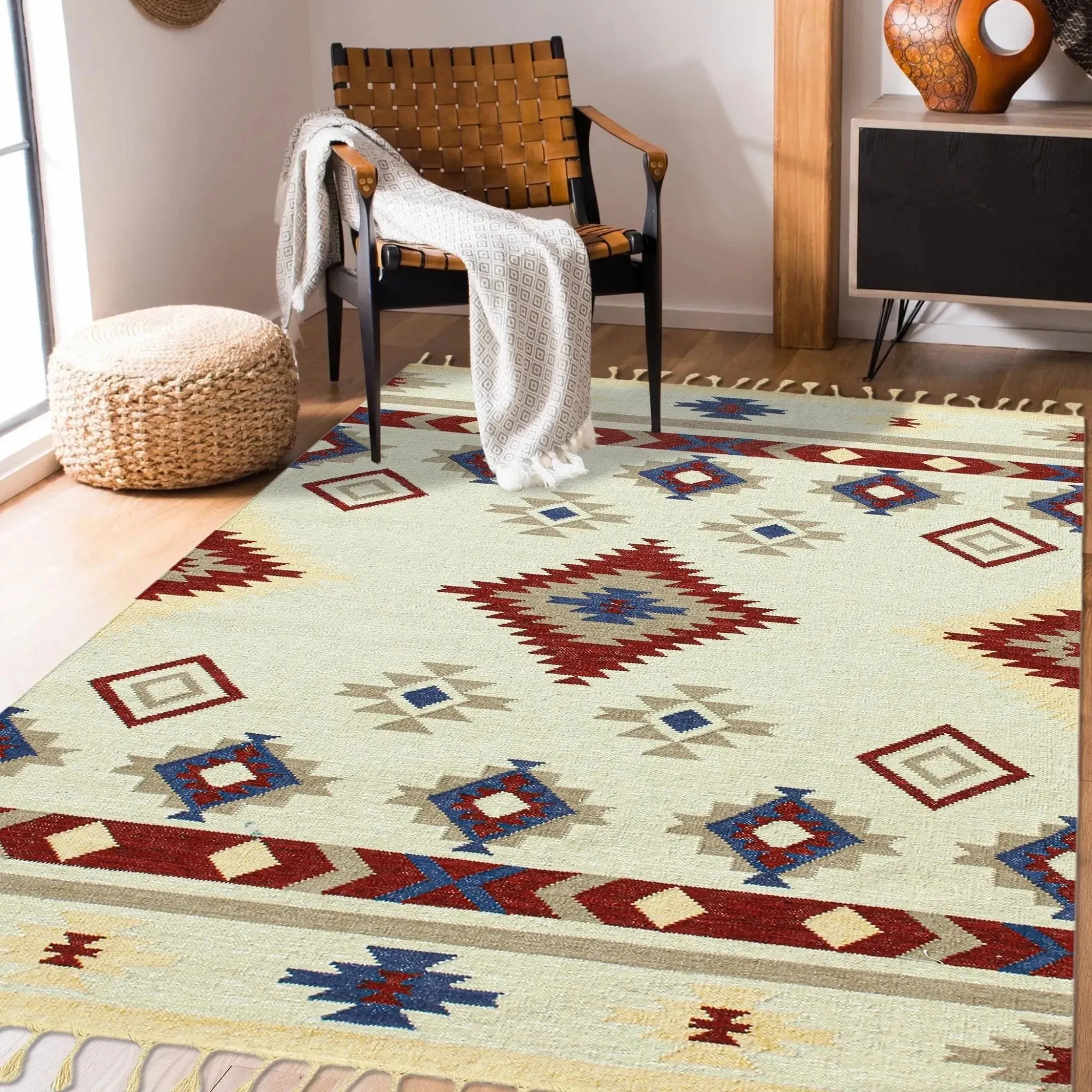 Artifacts ARI-6 Red/Ivory Rug