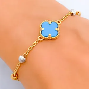 Artistic Alluring 21k Gold Bracelet