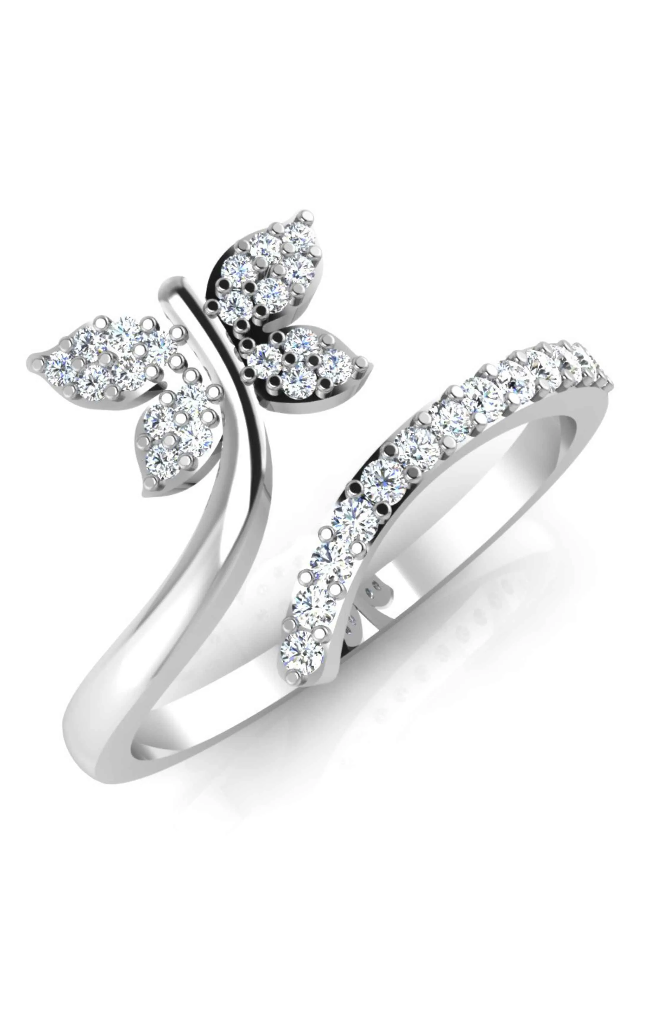 Artistic Butterfly 925 Sterling Silver Ring