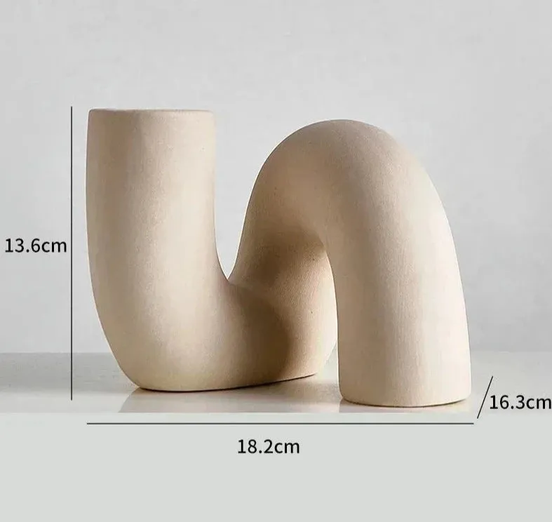 Artistic Curved Vase