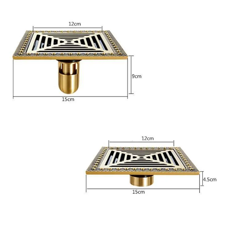 Artistic Design Square Shower Waste Drain