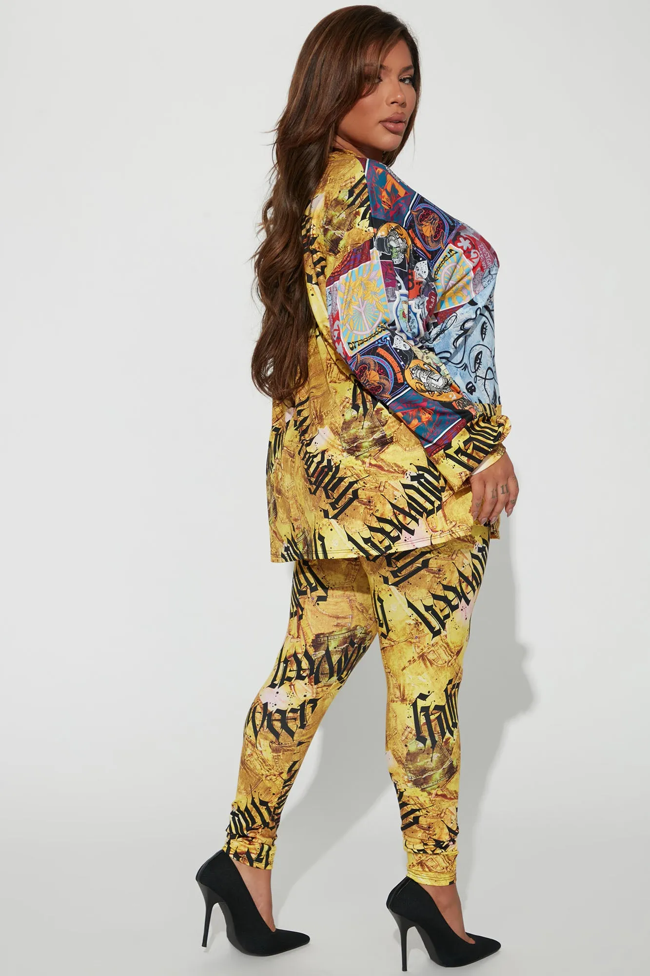 Artistic Soul Legging Set - Multi Color