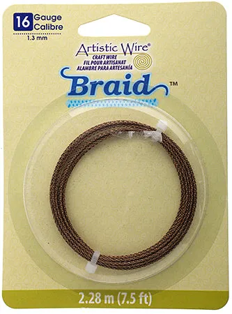 Artistic Wire - Braid 16ga Round 7.5ft