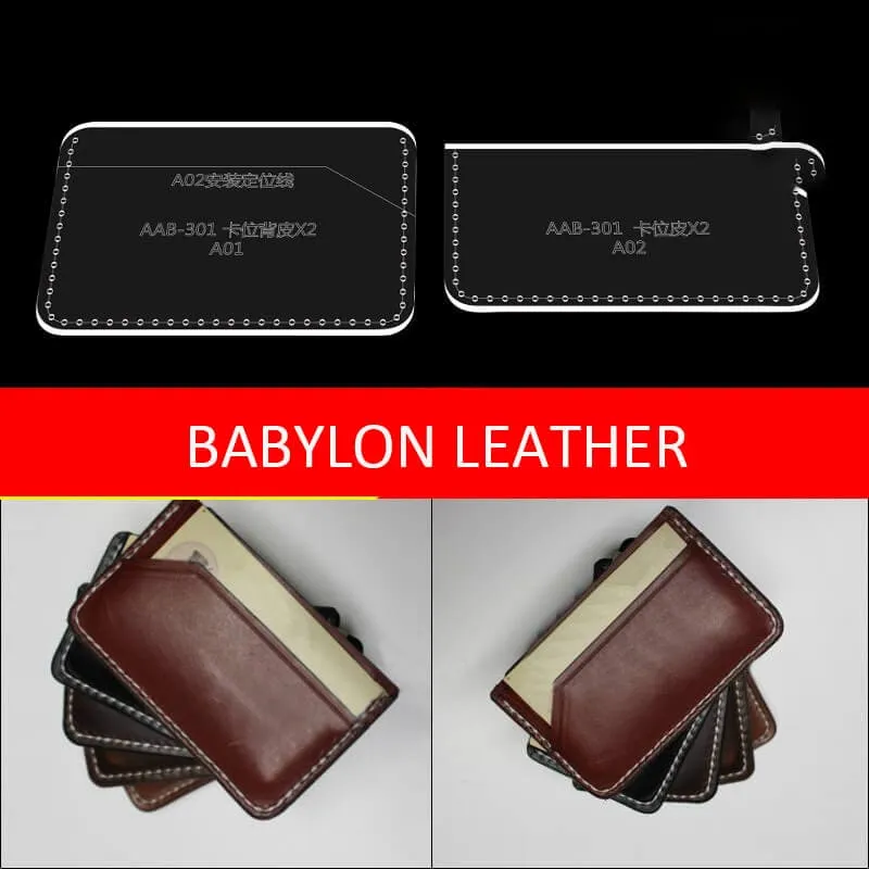 BABYLON™ Cardholder and ID Protector Leather Pattern AAB-301