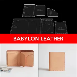 BABYLON™ Leather Card Holder DIY Handmade Pattern AAB-12