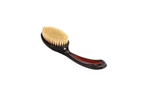 Bass 75 Tortoise Shell Oval Style Body Brush with Natural Bristles