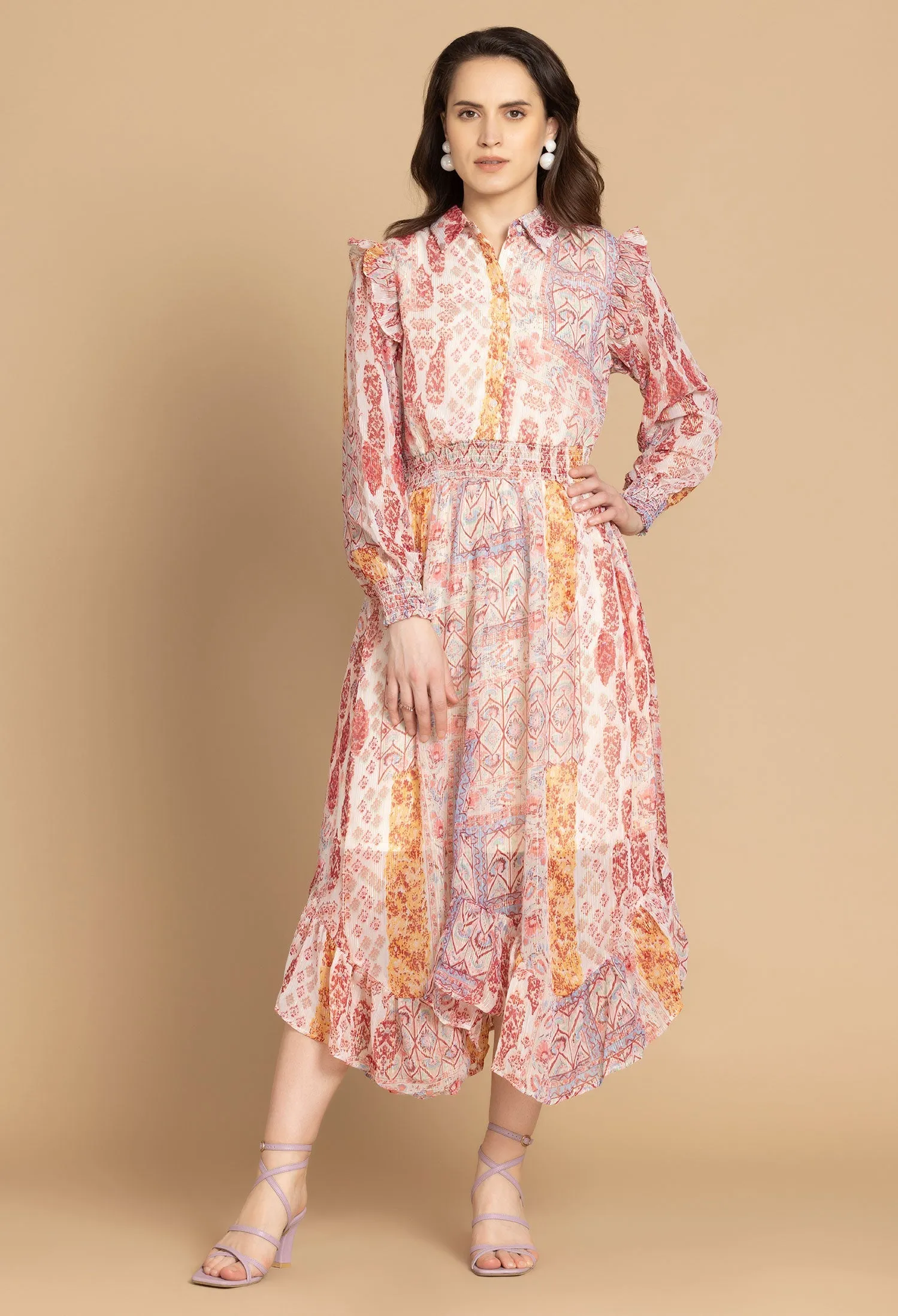 Bohera Renae Patterned Dress