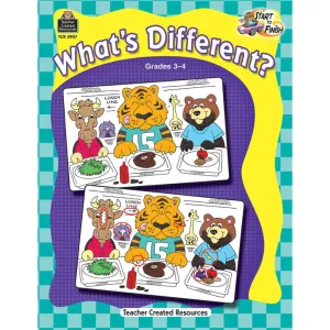 Book Start To Finish What'S Different? Grade 3-4