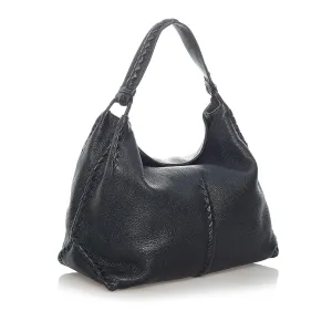 Bottega Veneta Intrecciato Leather Shoulder Bag (SHG-31357)