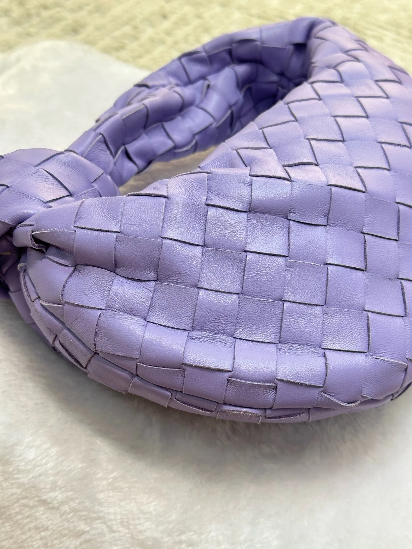 Bottega Venetia Nappa Intrecciato Mini Jodie Lavender