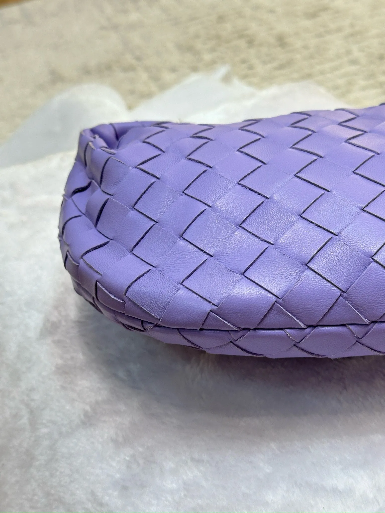 Bottega Venetia Nappa Intrecciato Mini Jodie Lavender