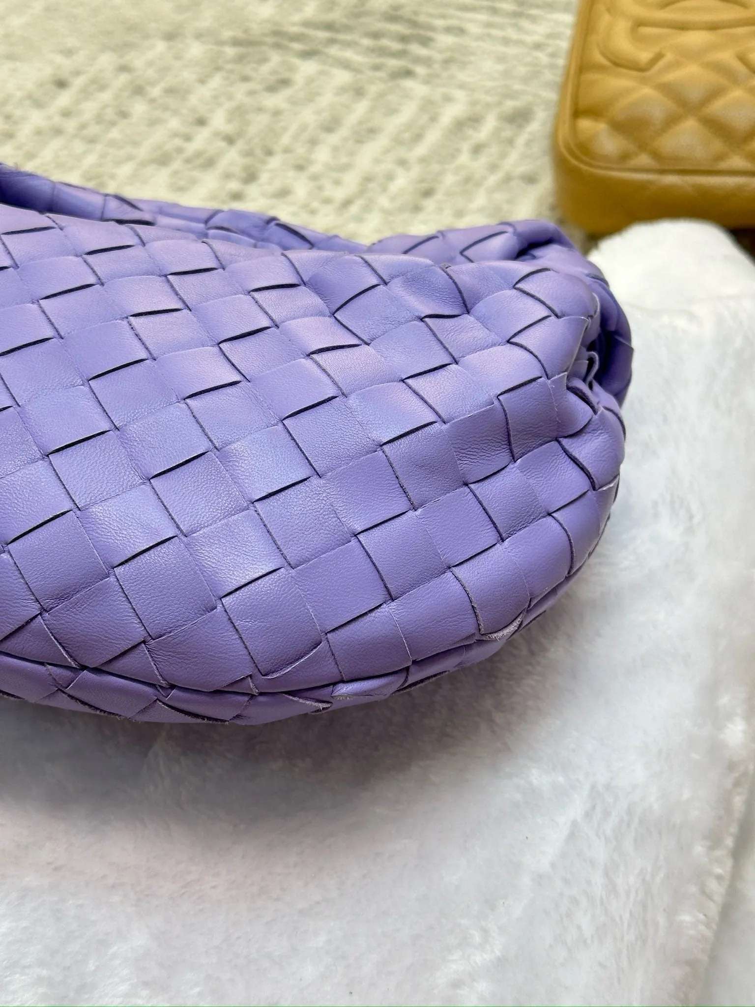 Bottega Venetia Nappa Intrecciato Mini Jodie Lavender