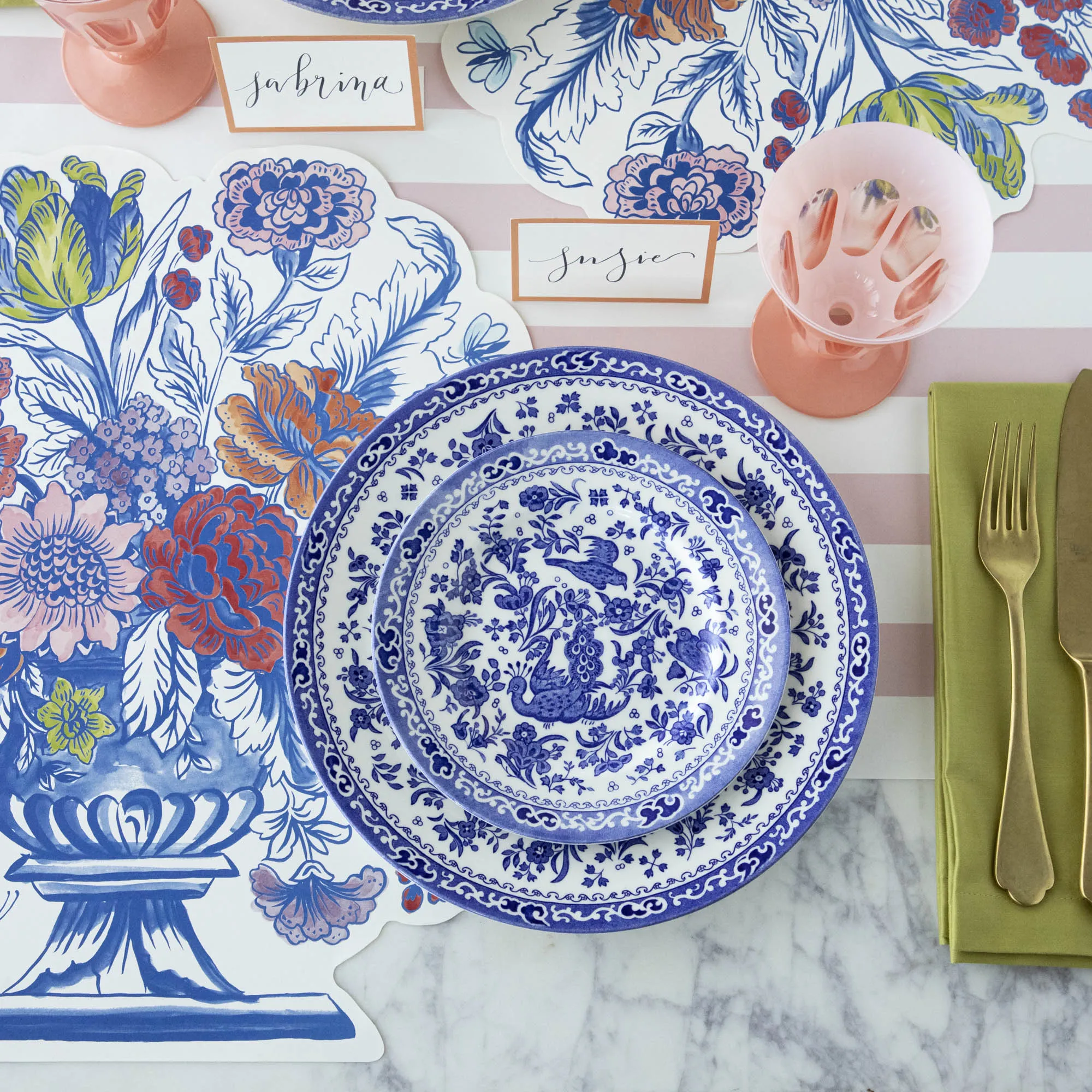 Burleigh Blue Regal Peacock Dinnerware