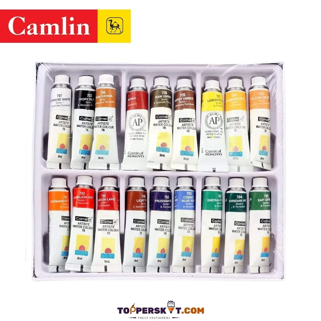 Camel Acrylic Color Tube Set – Multicolour ( Pack of 12 )