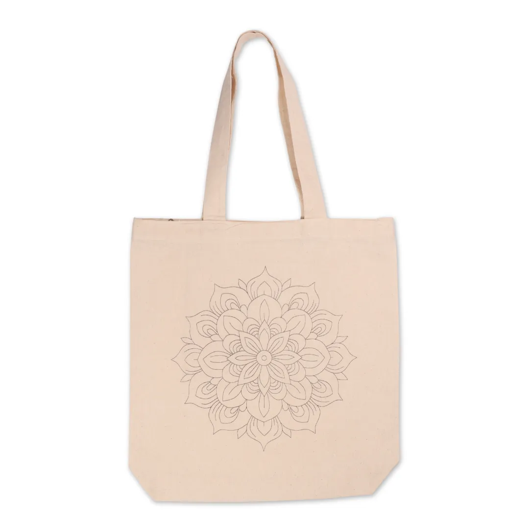 Canvas Tote Bag - Mandala