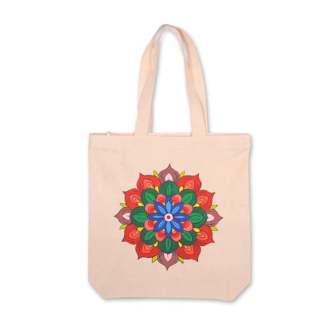 Canvas Tote Bag - Mandala