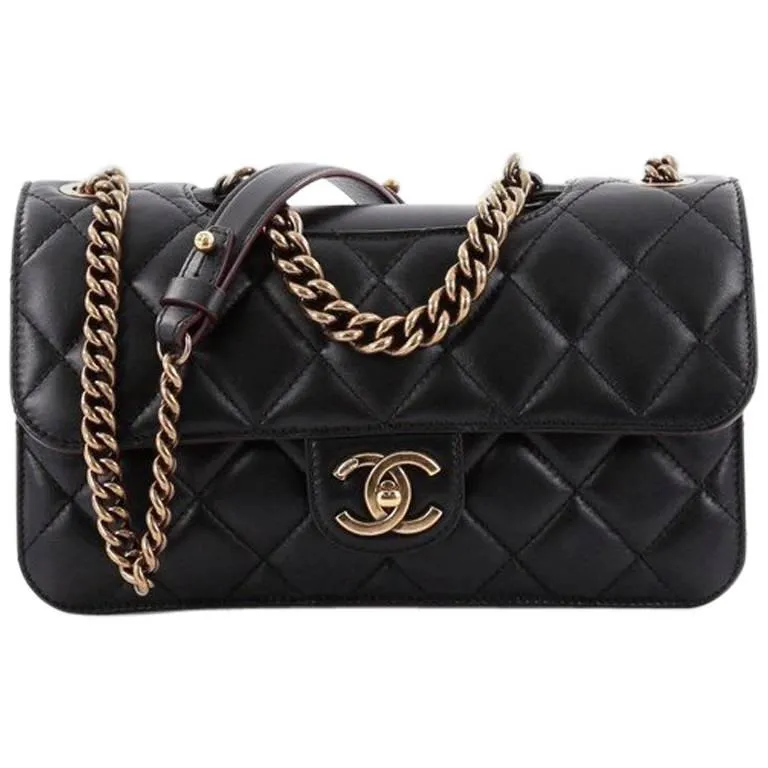 Chanel Quilted Leather Perfect Edge Large Flap Bag