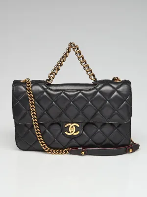 Chanel Quilted Leather Perfect Edge Large Flap Bag