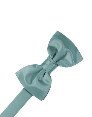 Charcoal Luxury Satin Bow Ties