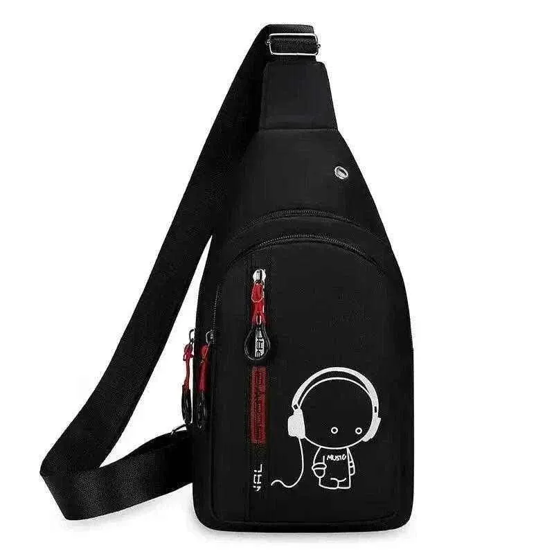 Chest Bag Casual Fashion Crossbody | Water-Resistant Fabric - MCB004