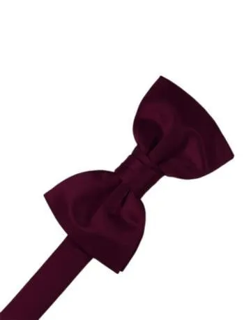 Chocolate Luxury Satin Bow Ties