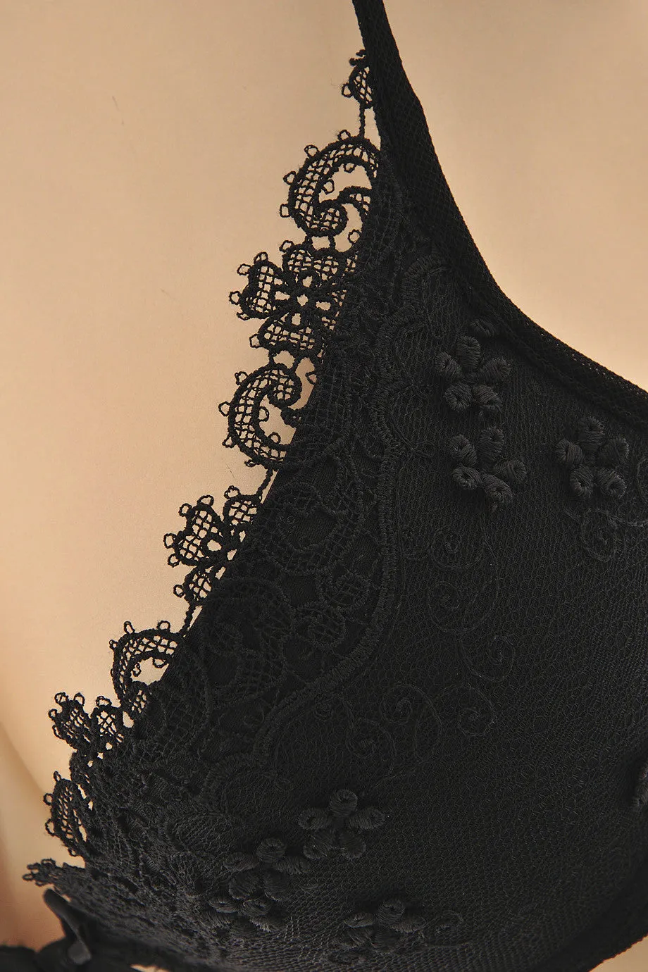 CHRISTIES CRAZY Black Lace Bra