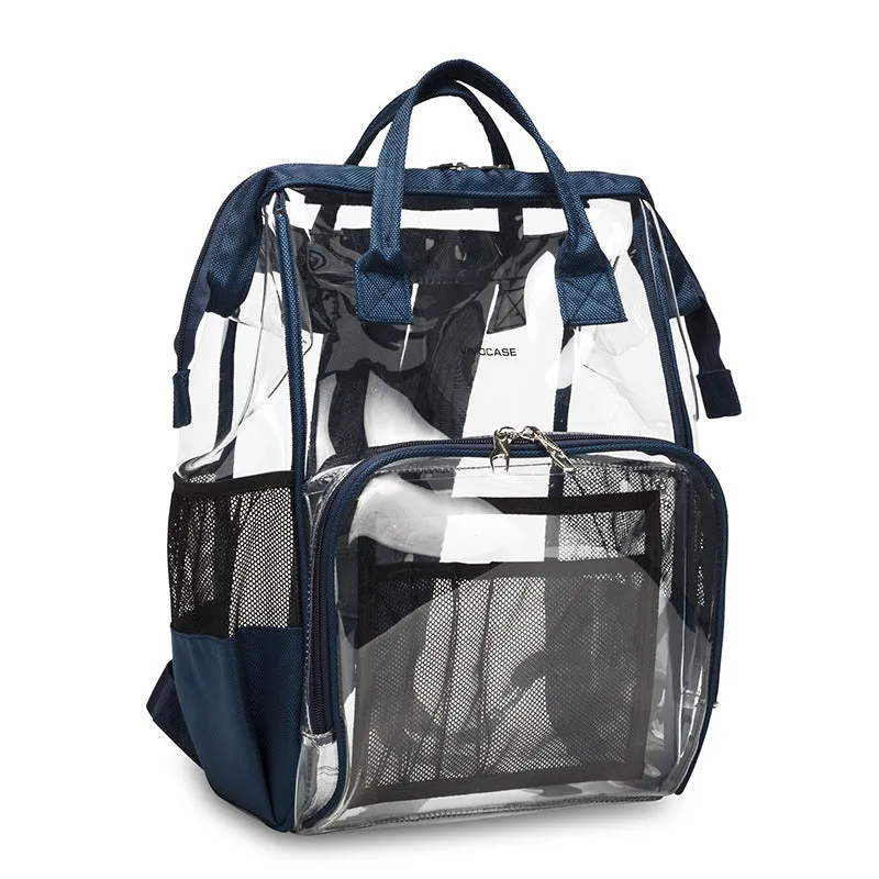 Clear Backpack Multi-Functional Large Capacity Transparent Shoulders