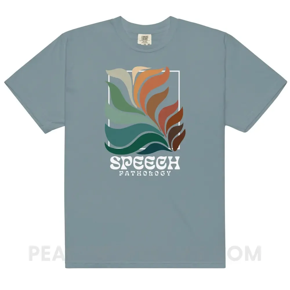 Colorful Bloom Speech Pathology Comfort Colors Tee